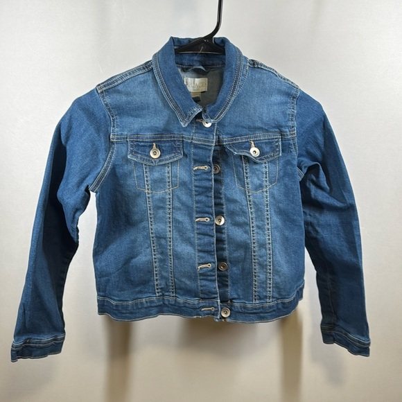 The Children’s Place Girls Jean Jacket. Size 10/12 - Picture 1 of 5